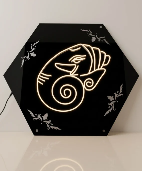 Acrylic Ganesha Neon
