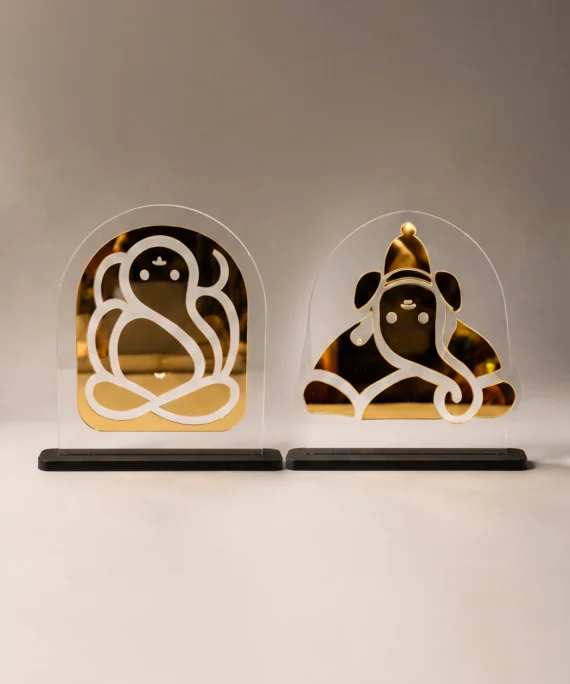 Ashtavinayak Ganesh Dashboard Stand