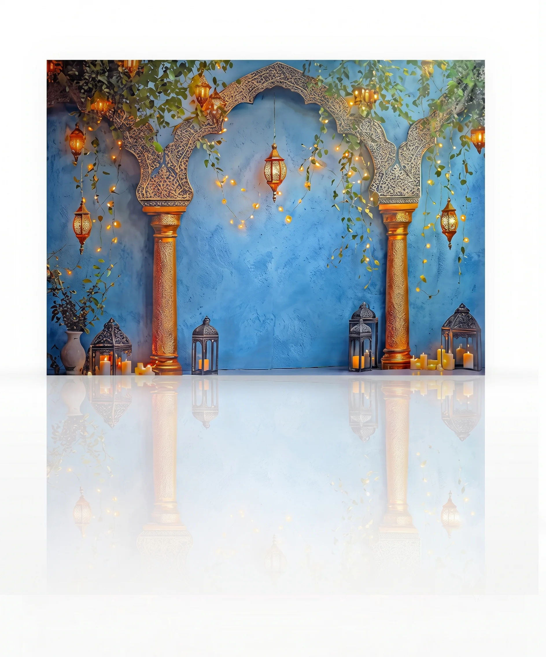 Festive Fabric Backdrop - Image 2