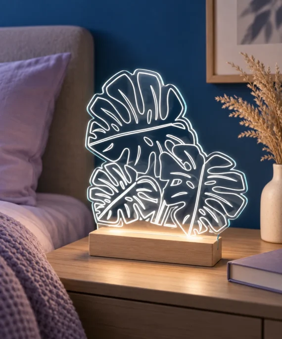 Etched Acrylic Glow Lamp
