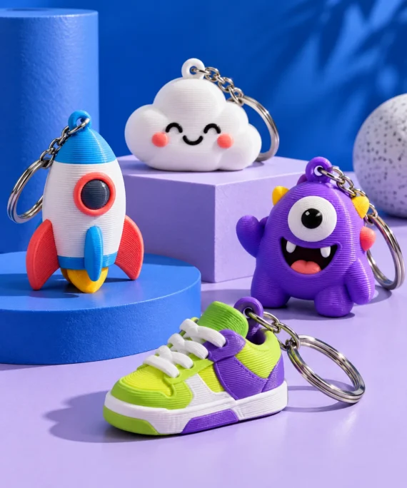 3D-Printed Keychains