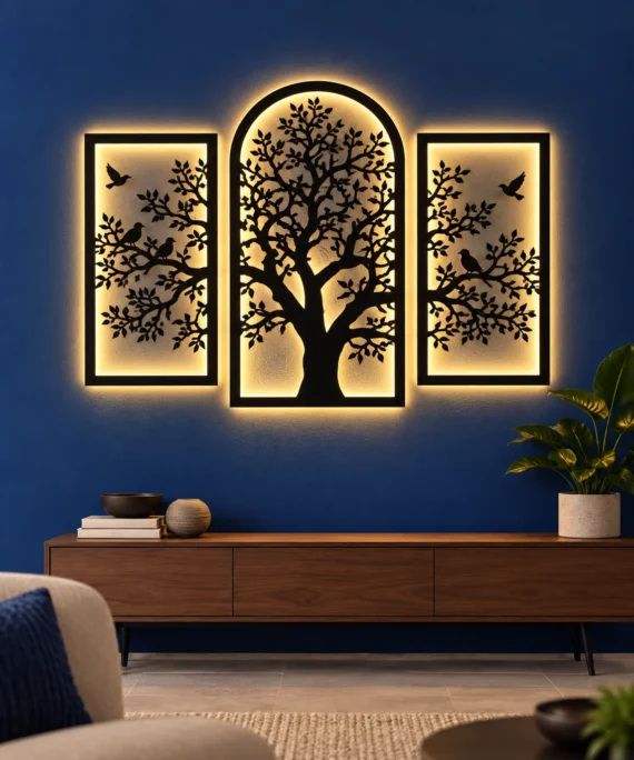 MDF Back-Lit Wall Decor