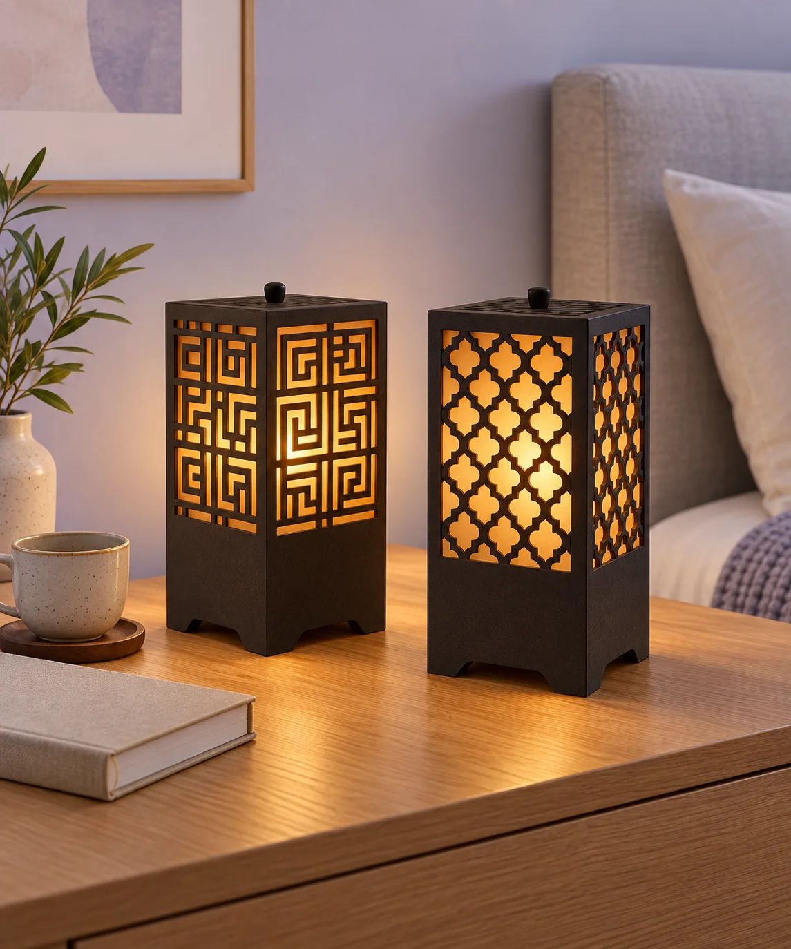 MDF Table Lamp