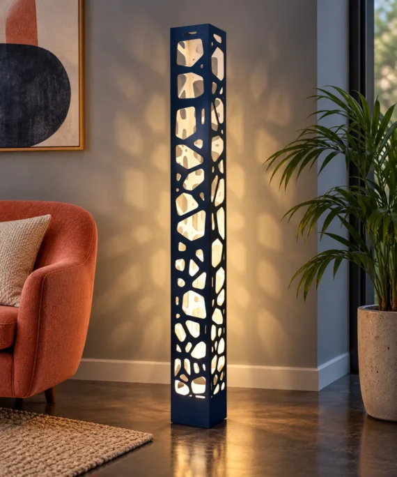MDF Tall Lamp