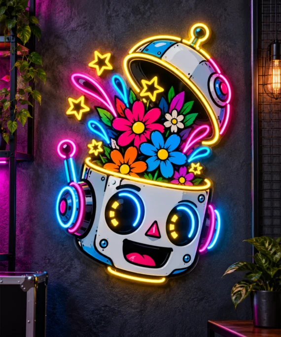 Neon with UV Print