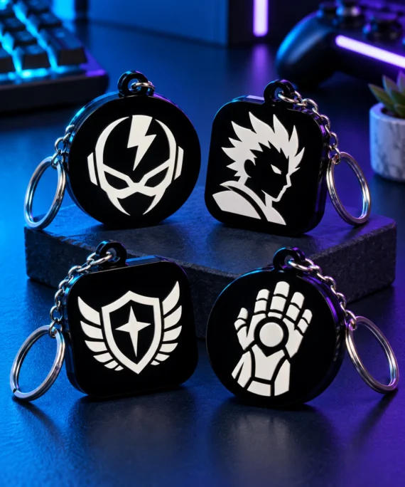Noir Acrylic Keychain