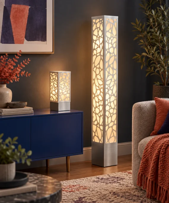 SS Small and Tall Lamp